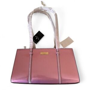 Kate Spade Kenzie Pink Metallic Satchel